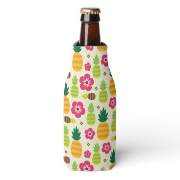 Pineapple Tropical Summer Seamless Pattern Bottle Cooler Pineapple Tropical Summer Seamless Pattern Bottle Cooler