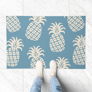 Pineapple Twist Tropical Design Doormat