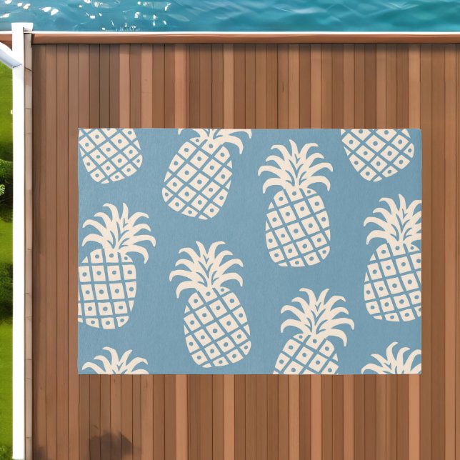 Pineapple Twist Tropical Design Outdoor Rug (Insitu (Outdoor 1))