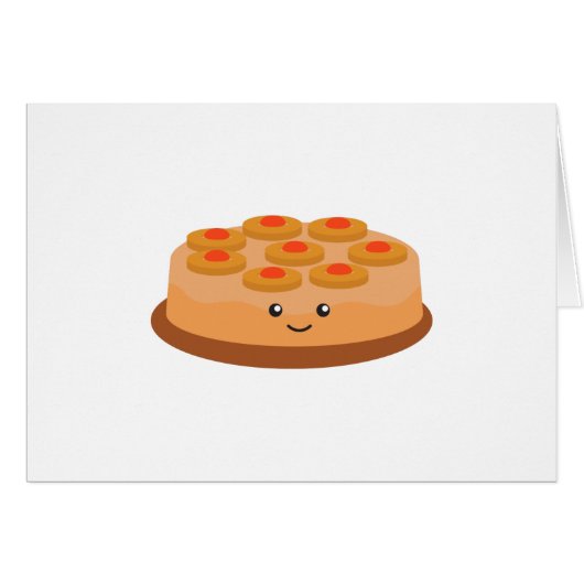 Pineapple Upside Down Cake Cards (Front Horizontal)