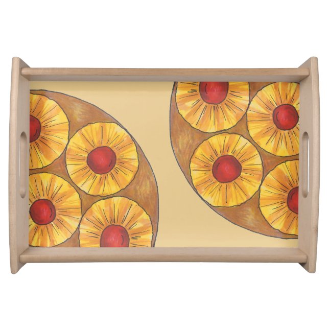 Pineapple Upside Down Cake Cherry Foodie Tray (Front)