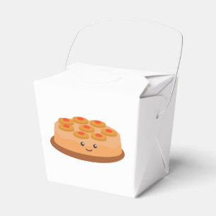 Pineapple Upside Down Cake Favor Boxes
