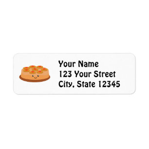 Pineapple Upside Down Cake Label