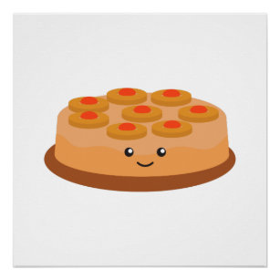 Pineapple Upside Down Cake Poster