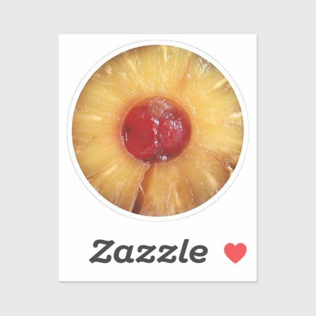Pineapple Upside Down Cake  Sticker (Sheet)