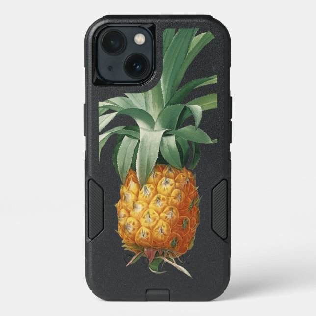 Pineapple Vintage Botanical Otterbox iPhone Case (Back)