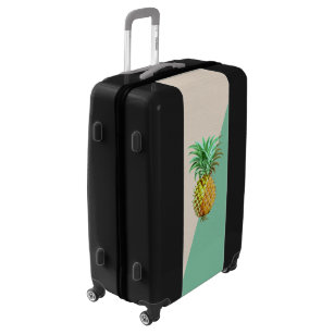 Jane & Berry Suitcase Luggage 24 Suitcase Pink Flamingo Pineapple Travel  NWT