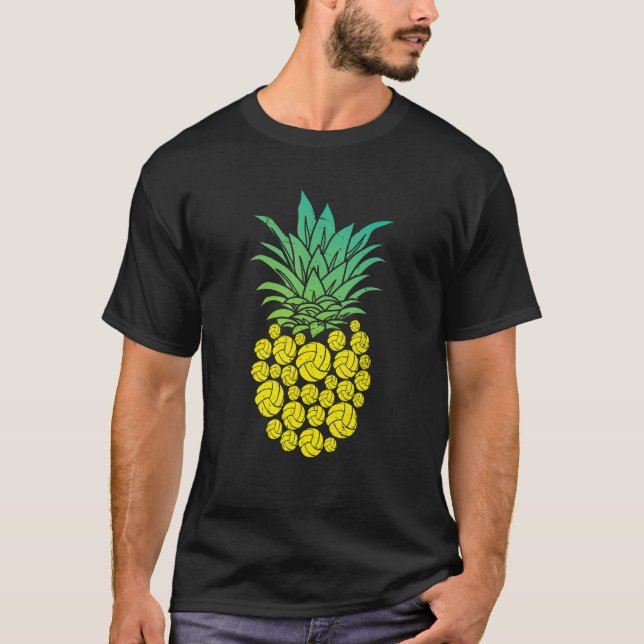 Pineapple Volleyball     Fruit Beach Hawaii Hawaii T-Shirt (Front)