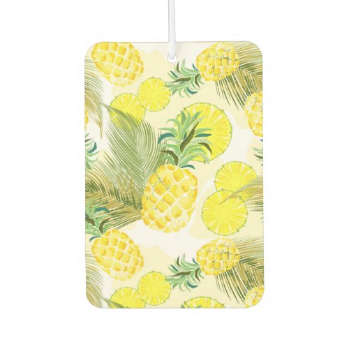 Pineapple Watercolor Fresh Summer Pattern Air Freshener
