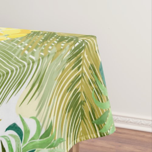 Pineapple Watercolor Fresh Summer Pattern Tablecloth