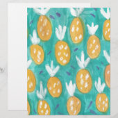 Pineapple Watercolor Print (Front/Back)