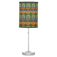 Pineapple Wearing Sunglasses Pattern Foodies, ZSSG Desk Lamp