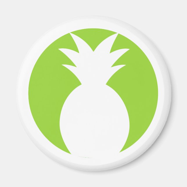 Pineapple Welcome Graphic Magnet (Front)