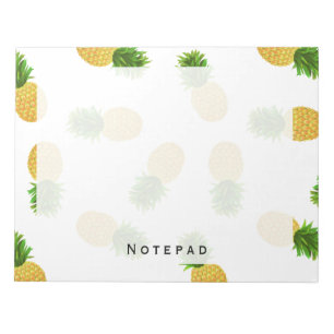 Pineapple White Notepad