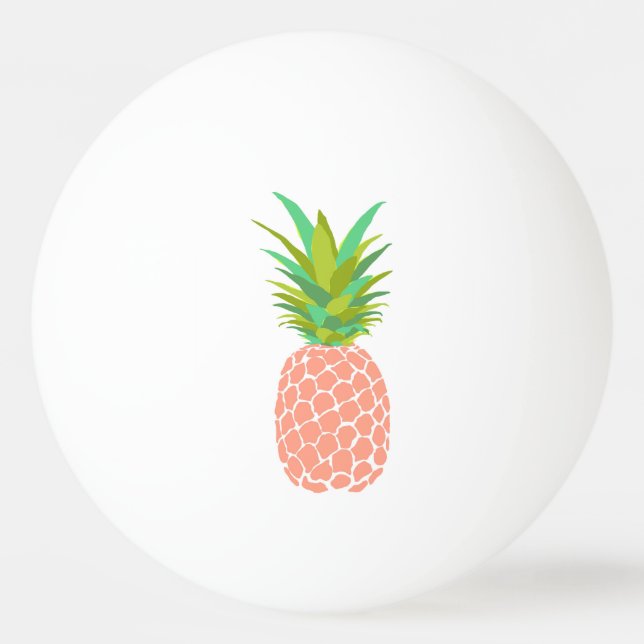 Pineapple +White Ping-Pong Ball (Front)