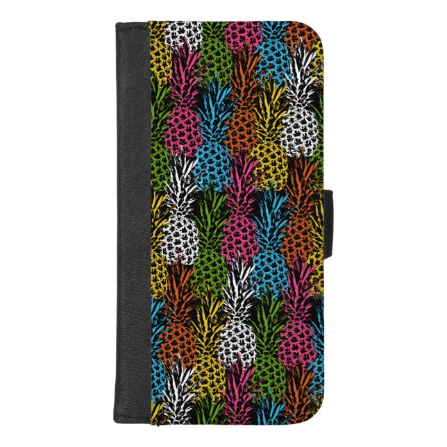 Pineapple Wild and Sweet iPhone Wallet Case (Front)