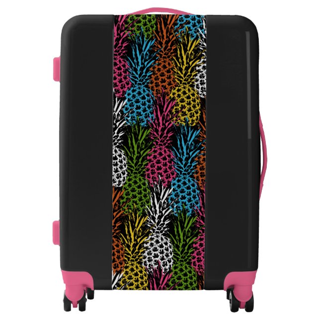 Pineapple Wild and Sweet Luggage (Front)