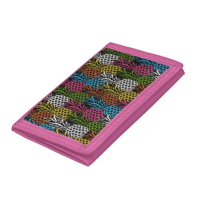 Pineapple Wild and Sweet Trifold Wallet (Bottom)