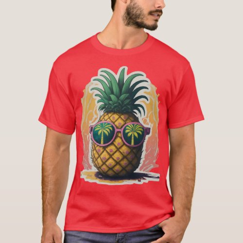 Pineapple with a Cool Attitude T_Shirt