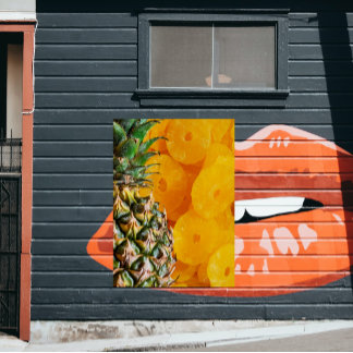 Pineapple with Cut Pineapple Slices, Foodie, ZSSG Poster
