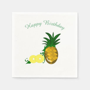Pineapple With Rings Napkins