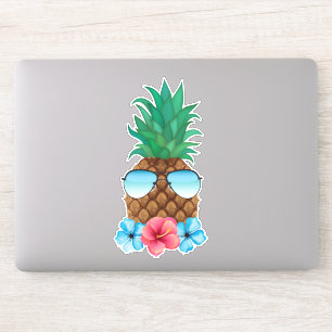 Pineapple with sunglasses sticker
