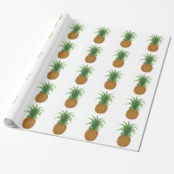 Pineapple Wrapping Paper by iroccamaro9 at Zazzle