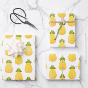 Pineapple Wrapping Paper Sheets