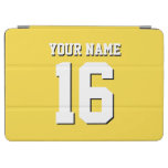 Pineapple Yellow Sporty Team Jersey Ipad Air Cover at Zazzle