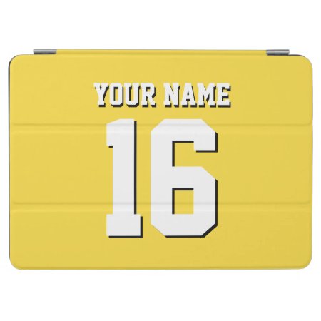 Pineapple Yellow Sporty Team Jersey Ipad Air Cover