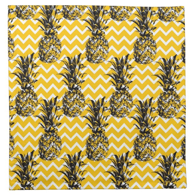 Pineapple Zigzags Napkin (Front)