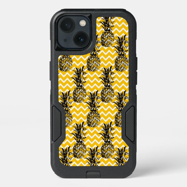 Pineapple Zigzags Otterbox iPhone Case (Back)