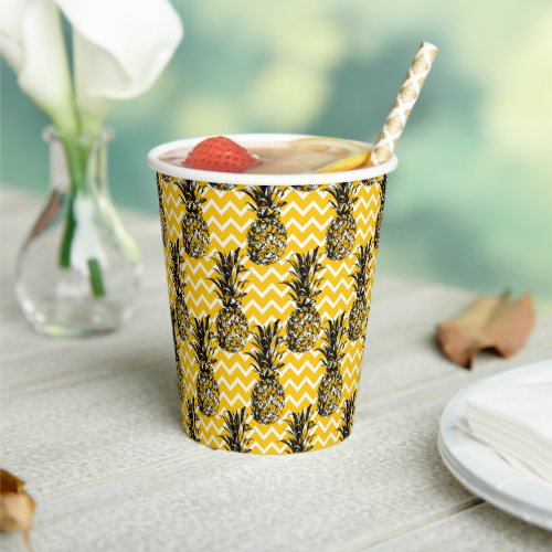 Pineapple Zigzags Paper Cups