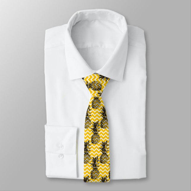 Pineapple Zigzags Tie (Shirt)