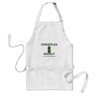 Pineapples Addict Adult Apron