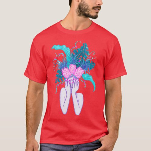 Pineapples are in my head dreamland inspired colou T_Shirt