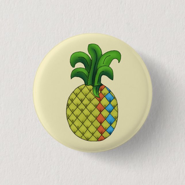 pineapples button (Front)