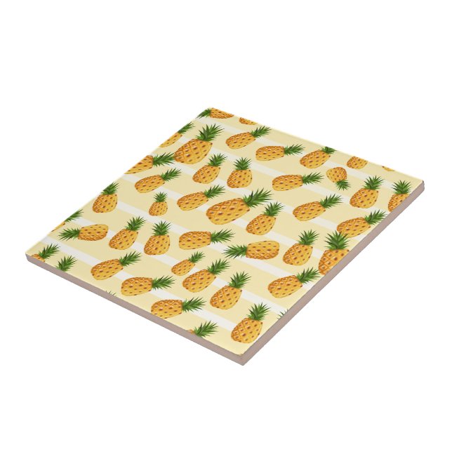 Pineapples Ceramic Tile (Side)