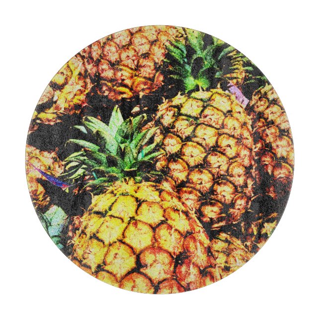 "Pineapples" Cute Photo. Buy Now Cutting Board (Front)