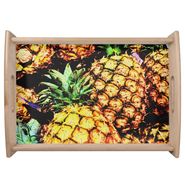 "Pineapples" Cute Photo. Buy Now Serving Tray (Front)