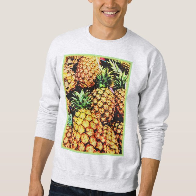 "Pineapples" Cute Photo. Buy Now  Sweatshirt (Front)