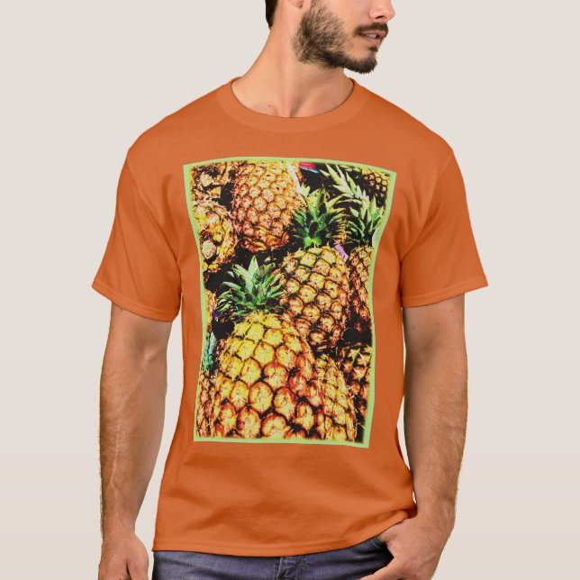"Pineapples" Cute Photo. Buy Now T-Shirt (Front)