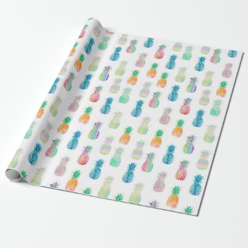 Pineapples Design Wrapping Paper by amoredesign at Zazzle