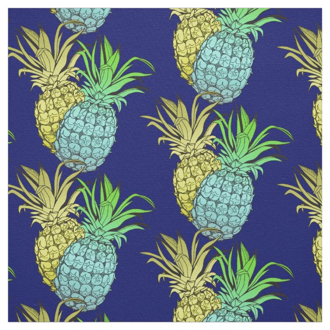 Pineapples Fabric (Swatch)