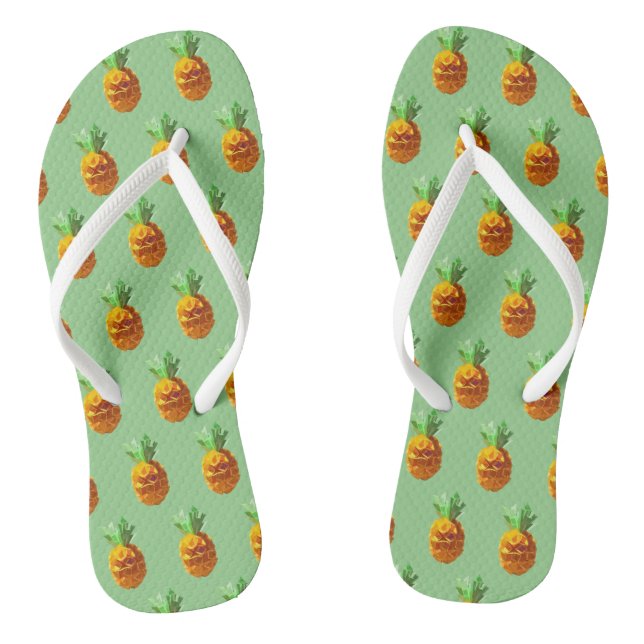Pineapples Flip Flops (Footbed)
