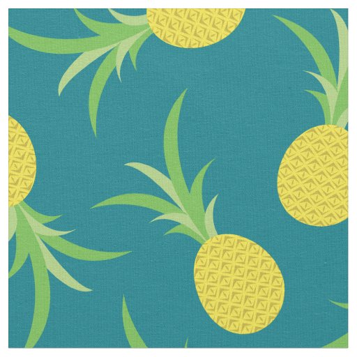 Pineapples Fruit Tropical Kid Cute Fabric