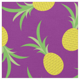 Pineapples Fruit Tropical Kid Cute Fabric