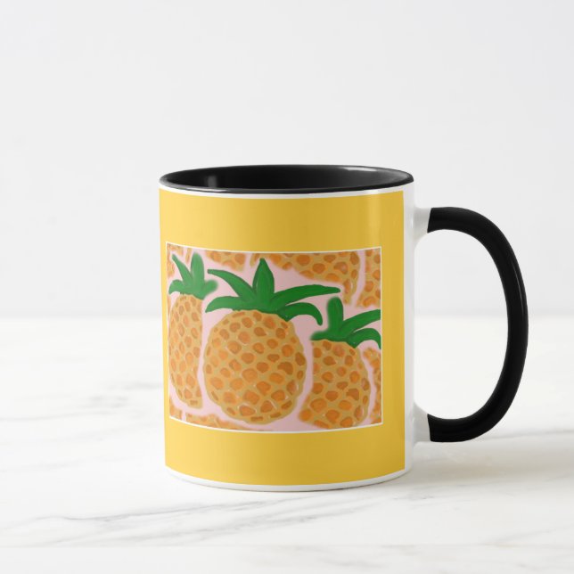 Pineapples Hawaiian Style Mug (Right)