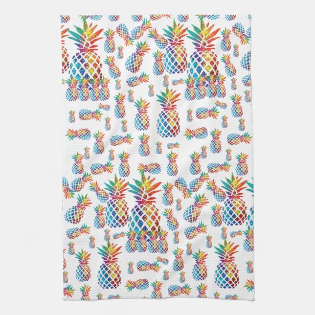 Pineapples  Kitchen Hand Towel (Vertical)