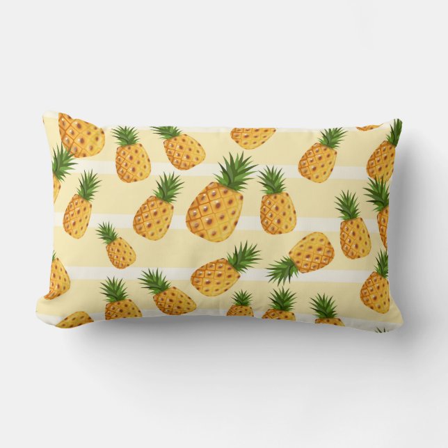Pineapples Lumbar Pillow (Front)